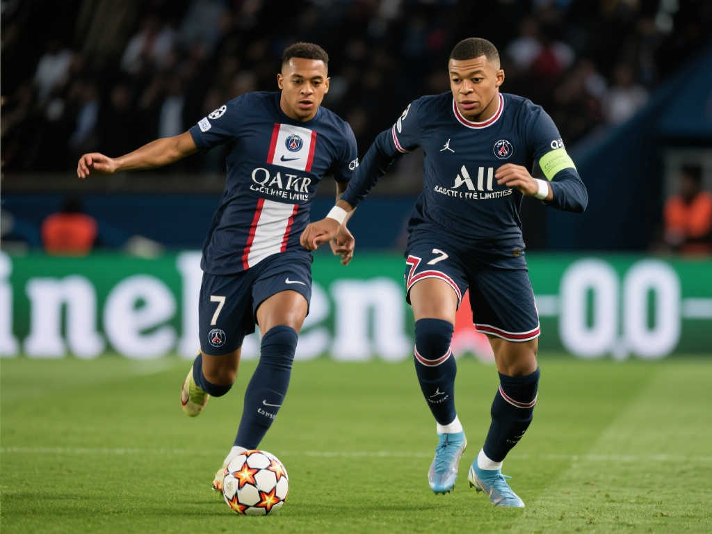 法甲球员欧冠半决赛出场榜：马尔基尼奥斯7次领跑，姆巴佩紧随6次